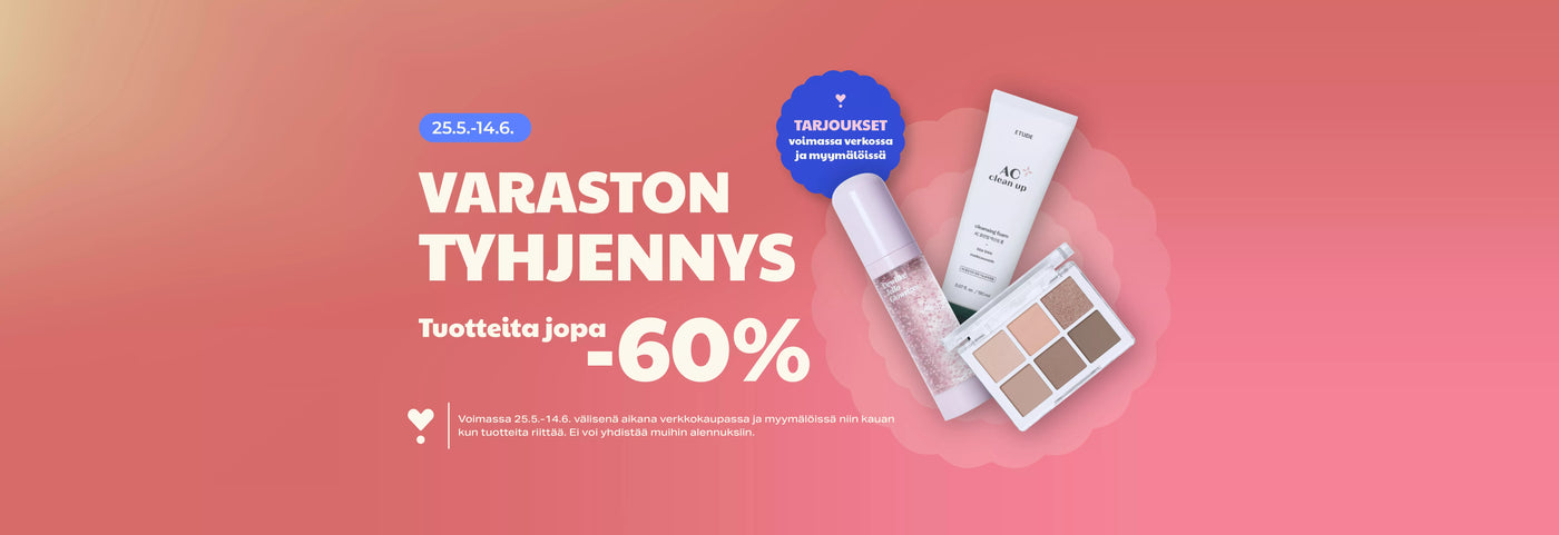 Lagerrensning - Produkter upp till -60%