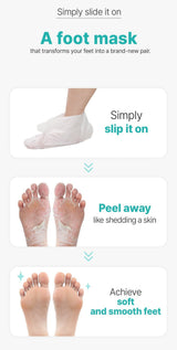 [Ariul] Smooth & Pure Foot Peeling Mask Softening (2 Pairs)