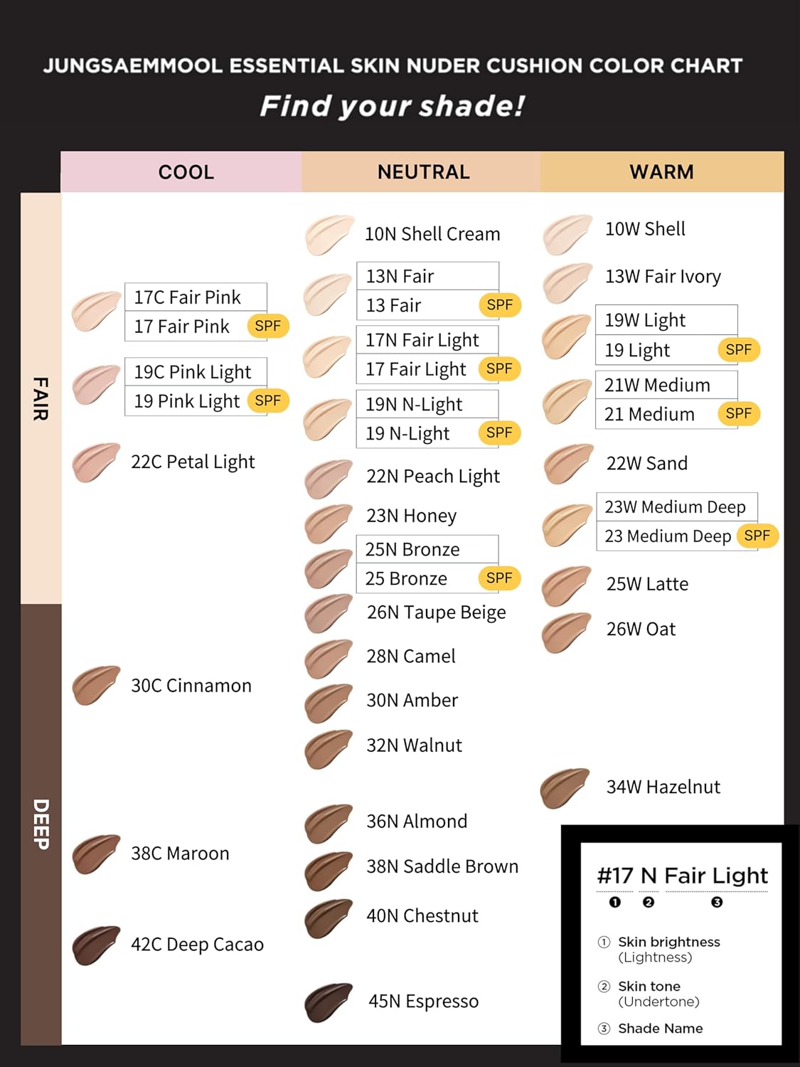 [JUNGSAEMMOOL] Essential Skin Nuder Cushion
