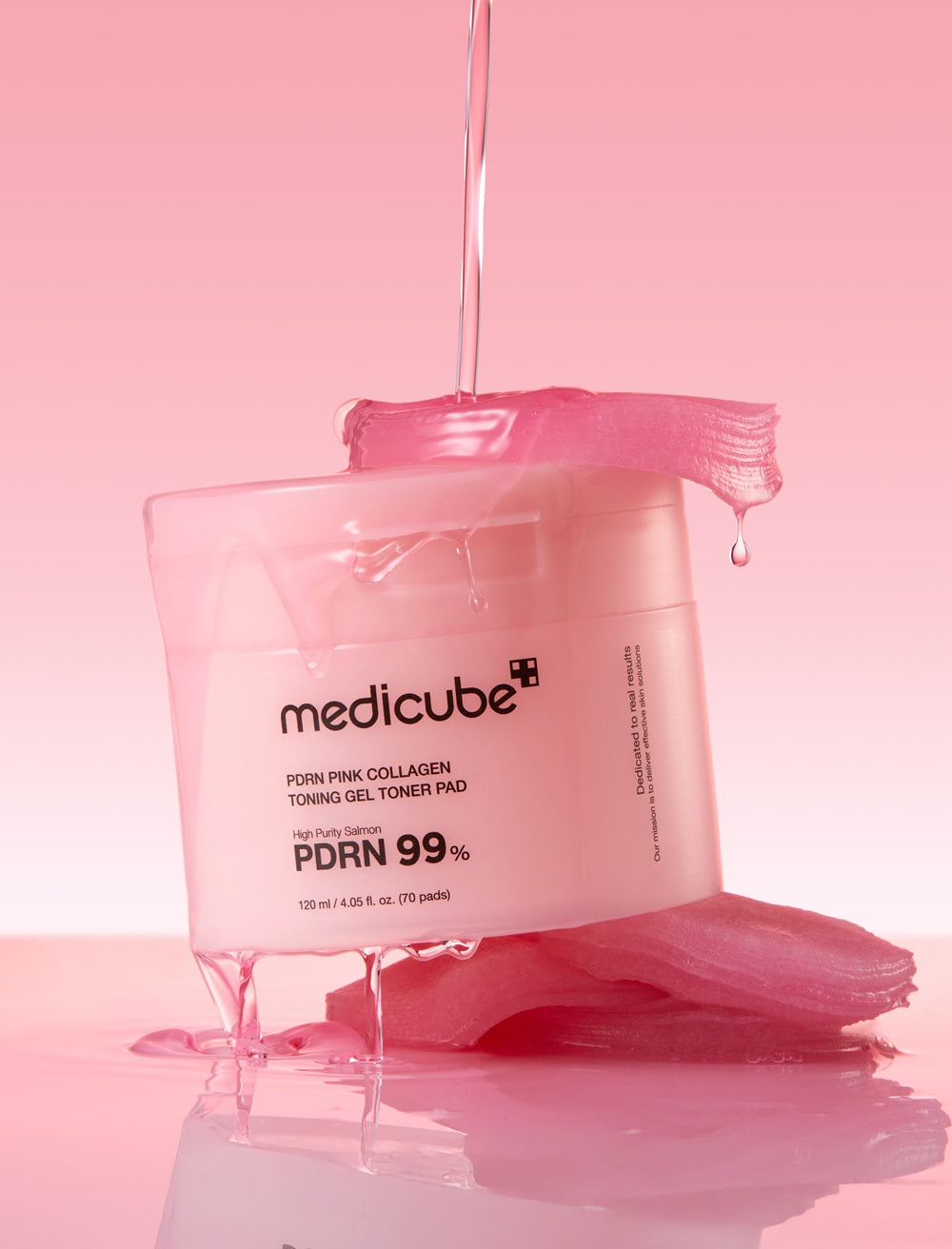 [medicube] PDRN Pink Collagen Toning Gel Toner Pad