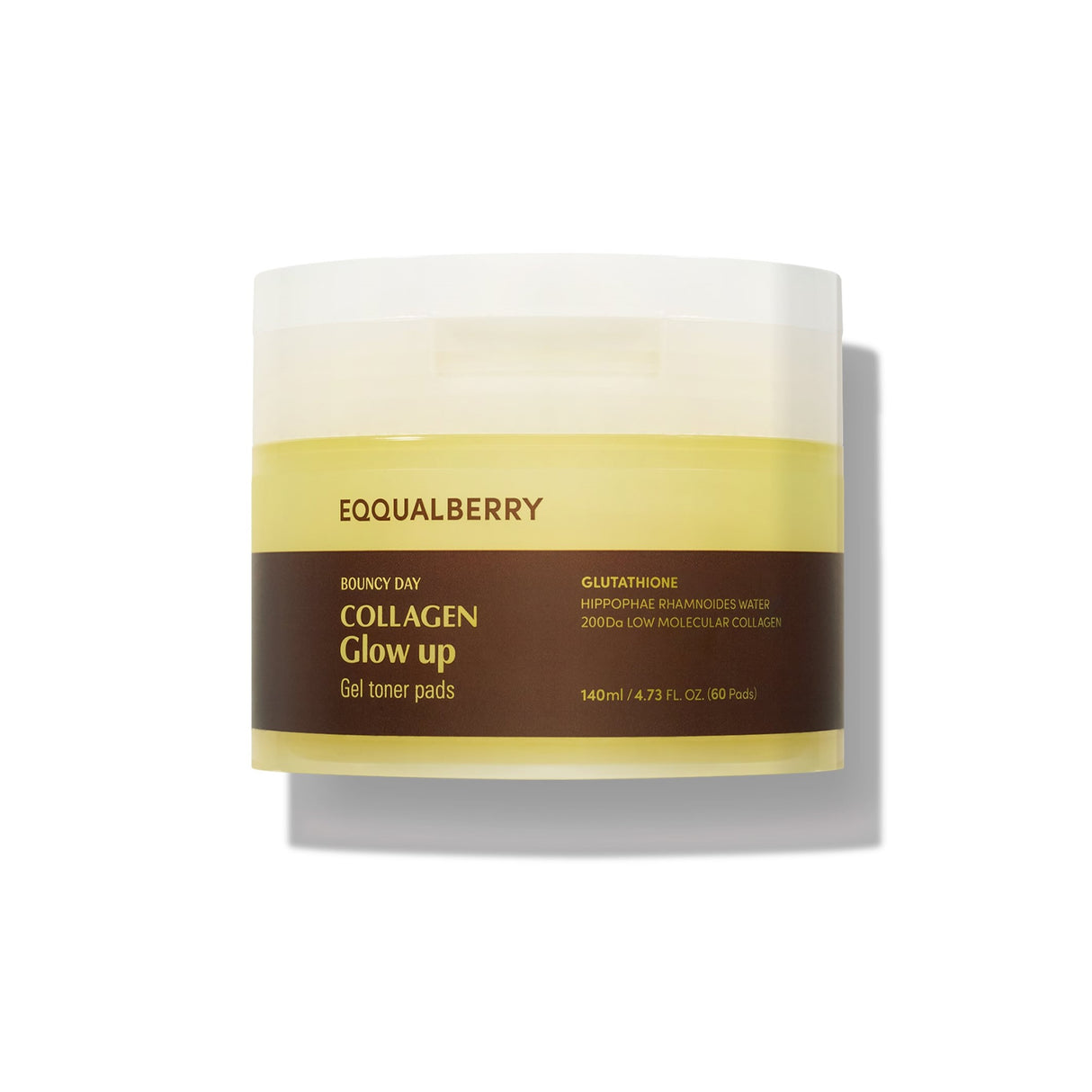 [EQQUALBERRY] Collagen Glow Up Gel Toner Pads