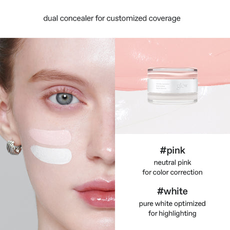 [glow] nicht trockener Concealer mit zwei Enden