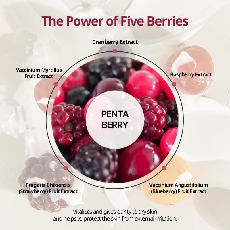 [HEVEBLUE] Penta Berry Panthenol Repair Lippenpflege